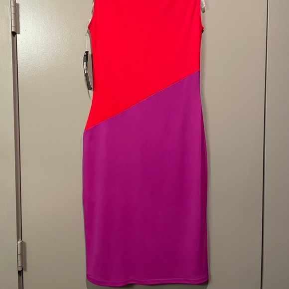 Jones New York Color Block Sheath Dress sz PP - Picture 3 of 8